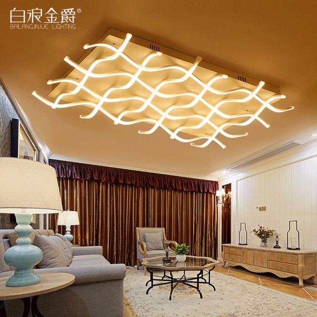 Đèn áp trần phong cách hiện đại trong phòng khách VNM-BJ1008