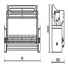 Phụ kiện tủ bếp trên dạng nan hiện đại tiện nghi VNM-14.06.70101