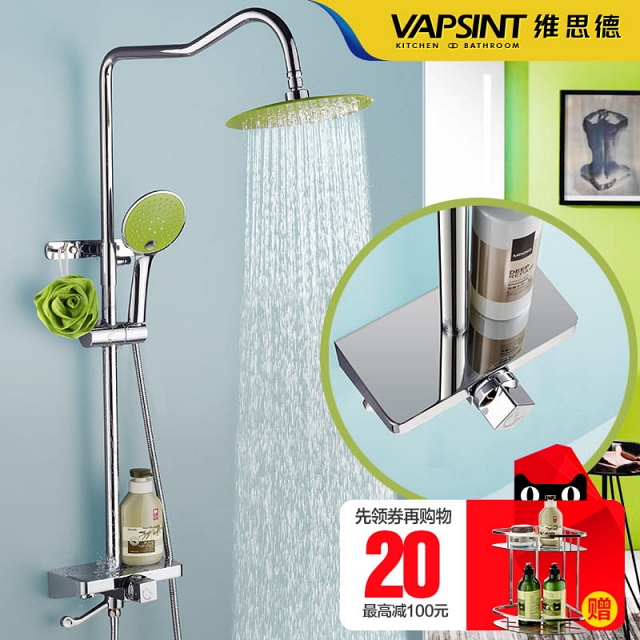 Sen cây tắm nóng lạnh với chất liệu inox cao cấp Sus304 VNM-VSH206